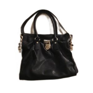 Michael Kors Hamilton Soft Pebbled Leather Satchel